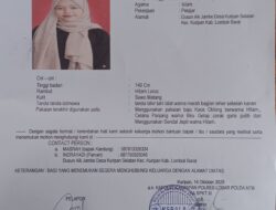 Siswi SMP di Kuripan Lombok Barat, Hilang Usai Pamit Beli Voucher di sekitaran rumahnya