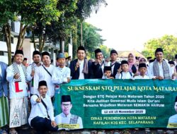 Meriahkan Pawai Ta’aruf, Kafilah Selaparang Siap Berkompetisi di STQ Pelajar Kota Mataram