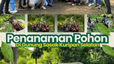 PPPK PARUH WAKTU SAMSAT GERUNG GANDENG PEMDES KURIPAN SELATAN DAN KARANG TARUNAN MENINDAKLANJUTI EDARAN GUBERNUR UNTUK MENANAM POHON